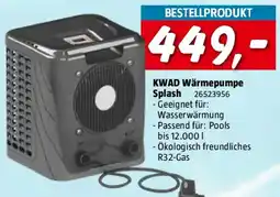 Bauhaus KWAD Wärmepumpe Splash Angebot