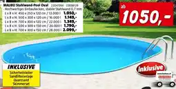 Bauhaus Malibu Stahlwand-Pool Premium Angebot