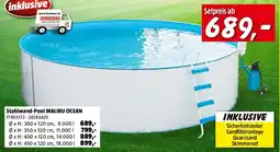 Bauhaus Stahlwand-Pool MALIBU OCEAN Angebot