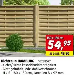 Bauhaus Sichtschutzelement Hamburg Angebot