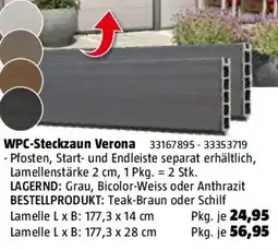 Bauhaus Steckzaun Verona Angebot