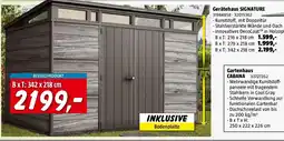 Bauhaus Keter Gerätehaus Signature Storm Grey 7x7 Angebot