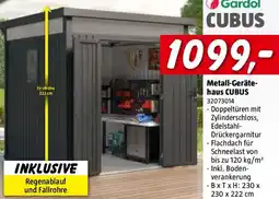 Bauhaus Gardol Gerätehaus Cubus Angebot