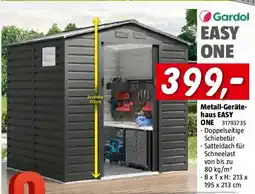 Bauhaus Gardol Gerätehaus Easy One Angebot