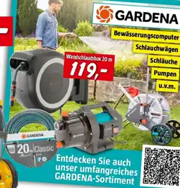 Bauhaus Bewässerungscomputer Schlauchwägen Schläuche Angebot