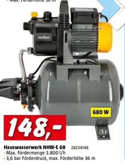 Bauhaus Neptun Hauswasserwerk NHW-E 68 Angebot