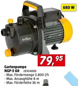 Bauhaus Neptun Gartenpumpe NGP-E 68 Angebot