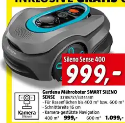 Bauhaus Gardena Mähroboter Smart Sileno Sense Angebot