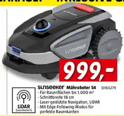 Bauhaus Sunseeker Mähroboter S4 Angebot