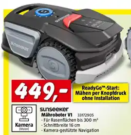 Bauhaus Sunseeker Mähroboter-Set V1 inkl. Garage Angebot