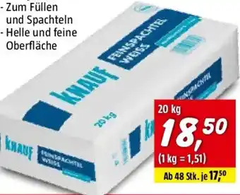 Bauhaus Knauf Feinspachtel Angebot