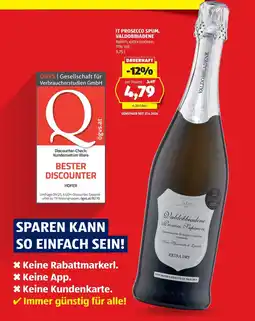 Hofer It prosecco spum. valdobbiadene Angebot