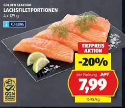 Hofer Golden Seafood Lachsfiletportionen Angebot
