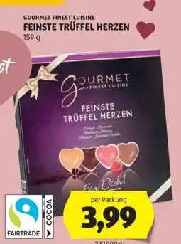 Hofer Gourmet Finest Cuisine Feinste Trüffel Herzen Angebot