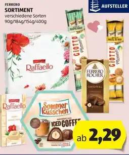 Hofer Ferrero sortiment Angebot