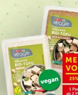 Interspar Spar Veggie Bio Tofu Angebot