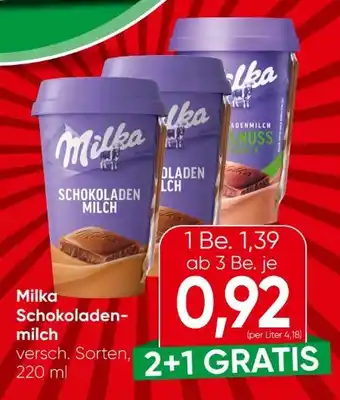 Spar Milka Schokoladenmilch Angebot