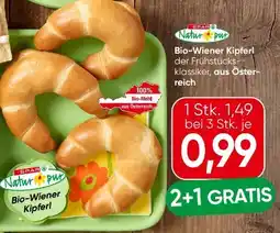 Spar Spar Natur pur Bio-Wiener Kipferl Angebot