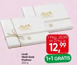 Spar Lindt Pralinen Gold Weiß Angebot
