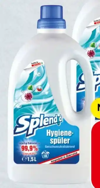 Spar Splendid Hygienespüler Angebot