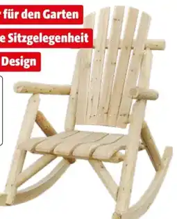 Hagebau bellavista Schaukelstuhl Timber Angebot
