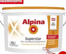 Hagebau Alpina Innenfarbe Superstar Angebot