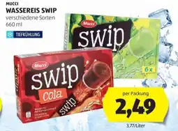 Hofer Mucci Wassereis Swip Angebot