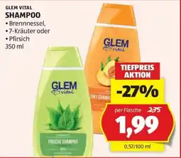 Hofer Glem vital shampoo Angebot
