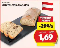 Hofer BackBox Oliven-Feta-Ciabatta Angebot
