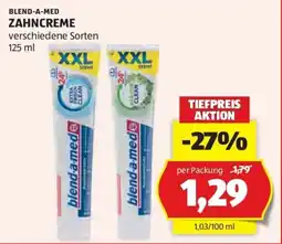 Hofer Blend-a-Med Zahncreme Angebot