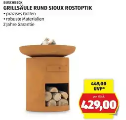 Hofer Buschbeck Grillsäule Sioux Angebot