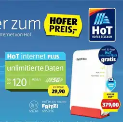 Hofer Fritz! Hot WLAN-Router Angebot