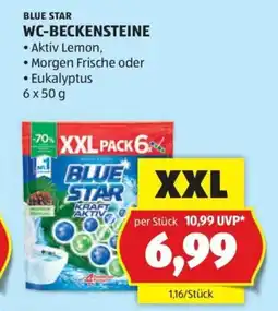 Hofer Blue star wc-beckensteine Angebot