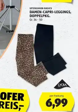 Hofer Up 2 Fashion Damen-Capri-Leggings DOPPELPKG. Angebot
