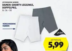 Hofer Up 2 fashion damen-shorty-leggings doppelpkg. Angebot
