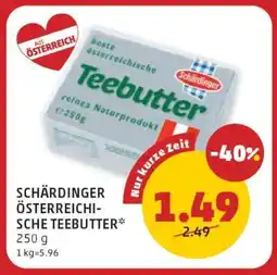 PENNY Schärdinger österreichische Teebutter Angebot
