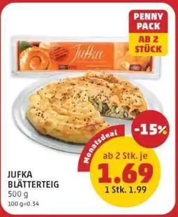 PENNY Jufka Blätterteig Angebot