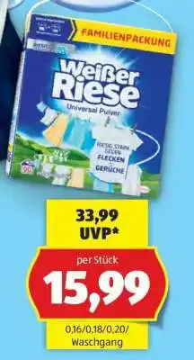 Hofer Weißer Riese Universal Pulver Angebot