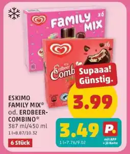 PENNY ESKIMO FAMILY MIX* od. ERDBEER-COMBINO Angebot