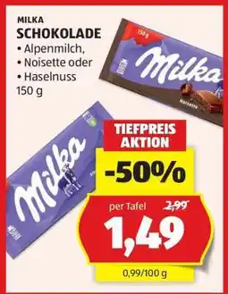 Hofer MILKA SCHOKOLADE Angebot
