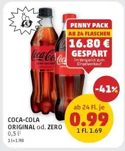 PENNY Coca-Cola Original od. Zero Angebot