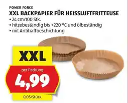 Hofer XXL BACKPAPIER FÜR HEISSLUFTFRITTEUSE Angebot