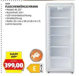 Hofer CEEM FLASCHENKÜHLSCHRANK Angebot
