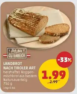 PENNY LANDBROT NACH TIROLER ART Angebot