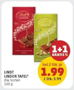 PENNY LINDT LINDOR-TAFEL Angebot