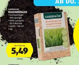 Hofer Gardenline Rasendünger Angebot