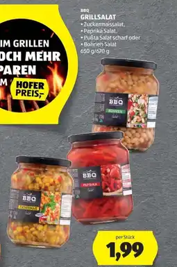 Hofer BBQ Grillsalate Angebot