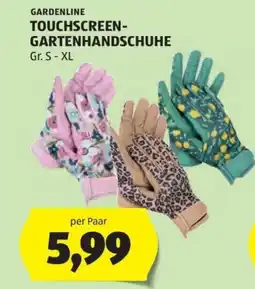 Hofer Gardenline touchscreen-gartenhandschuhe Angebot