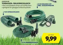 Hofer Gardenline terrassen-/balkonschlauch Angebot