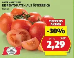 Hofer Hofer marktplatz rispentomaten aus österreich Angebot
